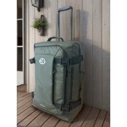 Bon Goût Trolleyväska i polyrattan, large, grön