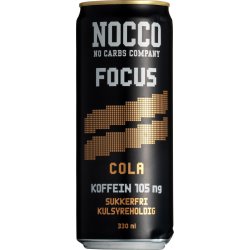 Nocco Focus Energidryck, Cola, 33 cl