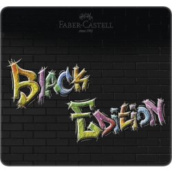 Faber-Castell Black E färgpennor, 24 färger