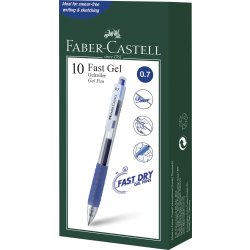 Faber-Castell Fast Dry Rollerballpenna, Blå