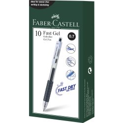 Faber-Castell Fast Dry Rollerballpenna, Svart