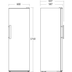 Scandomestic SKS332WE kylskåp