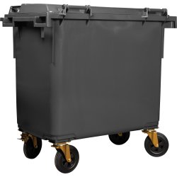 Weber Avfallsbehållare 660 liter, Grå