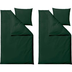 Södahl Whisper Sänglinne 140x220 cm, grön, 2 set