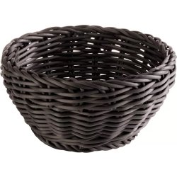 APS Brödkorg, PP, svart, Ø16cm