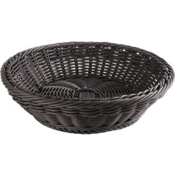 APS Brödkorg, PP, svart, Ø29cm