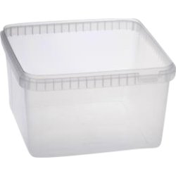 Condi bytta, klar, plast, 195x195x112mm, 300cl
