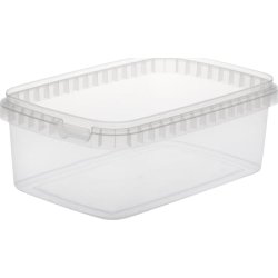 Condi Burk, klar/plast 192x129x73mm, 120cl