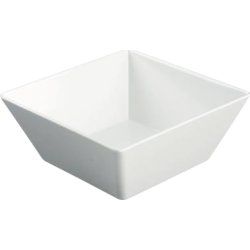 Buffet-Line Skål, melamin, 24x24x10cm, vit
