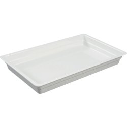 Buffet-Line-skål, 53x32,5x6,5cm, 1/1 GN, vit