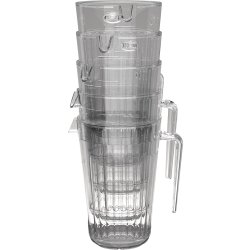 Glassforever Plastkanna stapelbar, 1,4 L