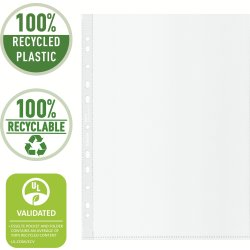 Esselte Recycle Ficka, A4, Topp, 70my, 20 st.