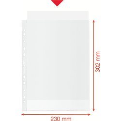 Esselte Recycle Ficka, A4, Topp, 70my, 20 st.