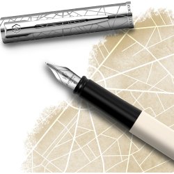 Waterman Allure Deluxe Metal & White Reservoar, F