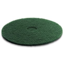 Kärcher Bricka, grön medelhård, 432 mm, 5 kuddar