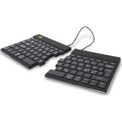 R-Go Split Ergonomiskt Trådlöst Tangentbord, Svart