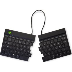 R-Go Split Ergonomiskt Trådlöst Tangentbord, Svart