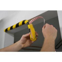 Durable hörnskydd C25R, svart/ gul