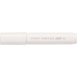 Pilot Pintor Märkpenna | M | 1,4 mm | Vit