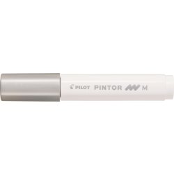 Pilot Pintor Märkpenna | M | 1,4 mm | Silver