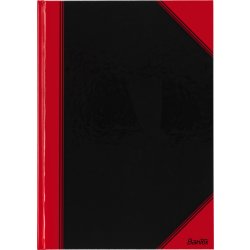 Bantex Kina Notes A4 Kvadrat  Svart/röd