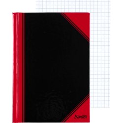 Bantax Kina Notes A6 Kvadrat Svart/röd