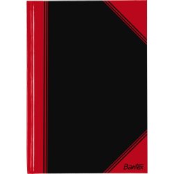 Bantex Kina Notes A5 Kvadrat Svart/röd