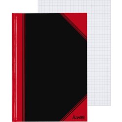 Bantex Kina Notes A5 Kvadrat Svart/röd