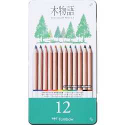 Tombow Eco Color-kritor, 12 färger