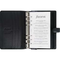 Filofax Finsbury Kalenderpärm, Personal, Svart