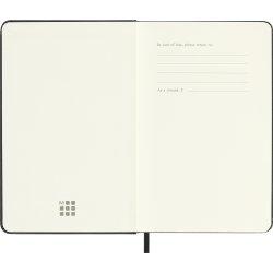 Moleskine 2025 Kalender, H, Vecka h., Poc., Svart