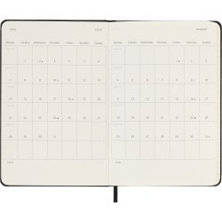 Moleskine 2025 Kalender, H, Vecka h., Poc., Svart