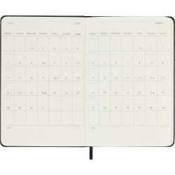 Moleskine 2025 Kalender, H, Vecka v., Poc., Svart