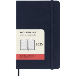 Moleskine 2025 Kalender, H, Dag, Poc., Blå