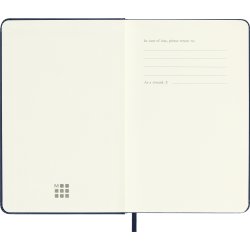 Moleskine 2025 Kalender, H, Dag, Poc., Blå