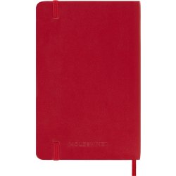 Moleskine 2025 Kalender, S, Dag, Poc., Röd