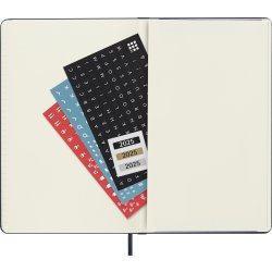 Moleskine 2025 Kalender, H, Vecka, L, Svart