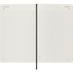 Moleskine 2025 Kalender, S, Dag, L, Svart