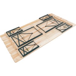 Festival bord-bänkset, hopfällbart, 200x50 cm, FSC