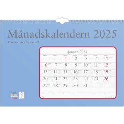 Burde 2025 Månadskalendern