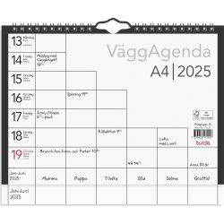 Burde 2025 Väggkalender, Väggagenda