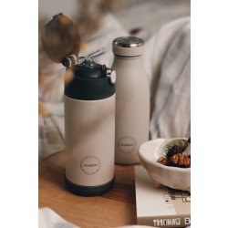 AYA&IDA Sugrörsflaska för barn, 350 ml, Beige