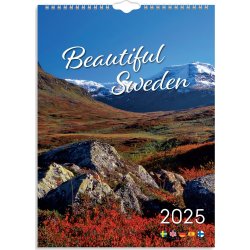 Burde 2025 Väggkalender, Beutiful Sweden