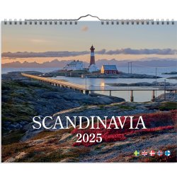 Burde 2025 Väggkalender, Scandinavia