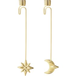 Georg Jensen Ljusstakar 2024, guld, 2 st