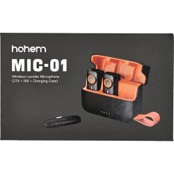 HOHEM Microphone 2TX1RXO laddningsfodral Lightning