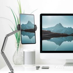 DESIRE2 Tablet Hållare Armfäste för 12,9", Silver