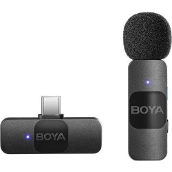 BOYA Trådlös mikrofon x1 BY-V10 Mini 3,5 mm USB-C