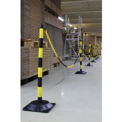 Avspärrningssats, 6 stolpar med 10 m kedja, g/s