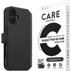 CARE iPhone 16 Plus 2-i-1 fodral m. plånbok, Svart
